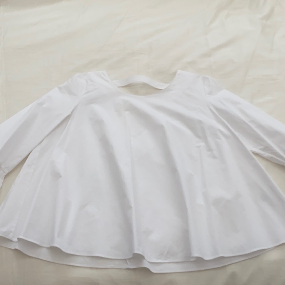 Poplin White Blouse S